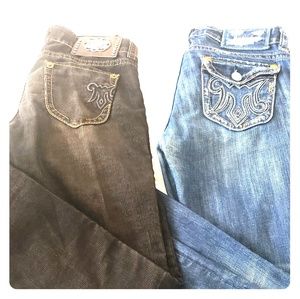 2 pairs of MEK JEANS